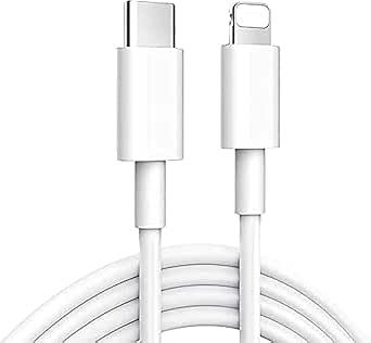 كابل شحن USB نوع تايب سي الي L ، بي دى فاست ،20 وات ، يدعم نقل البيانات ، طول 1 متر