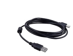 GLINK كابل USB للطابعة، نوع A إلى نوع B، 5 متر، أسود، عالي السرعة، متوافق مع طابعات الليزر والحبر والماسحات الضوئية