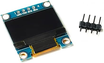 وحدة OLED LCD 4 دبابيس (0.96 بوصة ابيض I2C)
