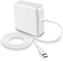 شاحن لاب توب USB C 87 وات لجهاز ماك بوك برو 13 15 16 بوصة من 2018 2019 2020 2021 اير الجديد محول طاقة نوع سي لايباد