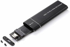 حافظة هارد SSD M.2 بذاكرة مستديمة، منفذ ملحقات اضافية سريع M.2 الى محول USB C مع حافظة سوداء، USB 3.1 جيل ثاني (10 جيجابت في الثانية)، حافظة وسيط تخزين ذو حالة ثابتة بمنفذ ملحقات PCIE من كير كيهز®