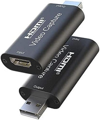 جهاز التقاط فيديو HDMI إلى USB 2.0 - مدخل 4K ومخرج 1080P - توصيل وتشغيل للبث والتسجيل وابتكار المحتوى المباشر