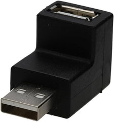 محول زاوية قائمة USB 2.0 ذكر الى انثى