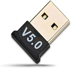 محول دونجل USB بتقنية بلوتوث V5.0 للكمبيوتر واللاب توب، مناسب مع نظام ويندوز 11/10/8.1/7، يمكن توصيله بالماوس/لوحة المفاتيح/الطابعات/سماعات الرأس/مكبرات الصوت/وحدة التحكم