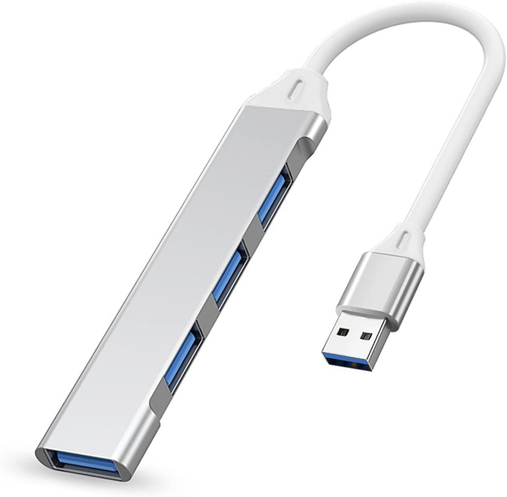 جيني موزع USB محمول رفيع للغاية بـ4 منافذ لاجهزة اي ماك برو وماك ميني/برو وسيرفس برو ونوت بوك واللابتوب وذاكرة فلاش USB وهارد ديسك المحمول