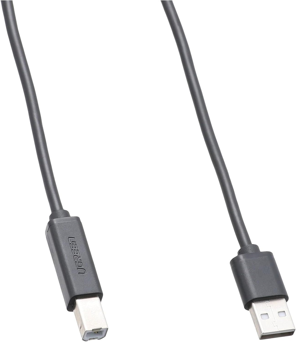 كابل طابعة USB 2.0 kx 2503 ذكر إلى ذكر لطابعة كانون ايبسون واتش بي وجيانج ليبل من كيندكس، 1.5 متر - أسود