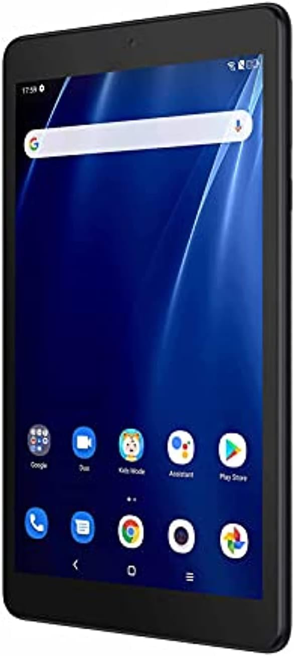 تابلت ابولو 9032X عالي الدقة HD بشبكة الجيل الرابع 4G من تي سي ال، مقاس 8 بوصة وذاكرة 32 جيجا وذاكرة رام 2 جيجا، بلون أسود مع جراب قابل للطي