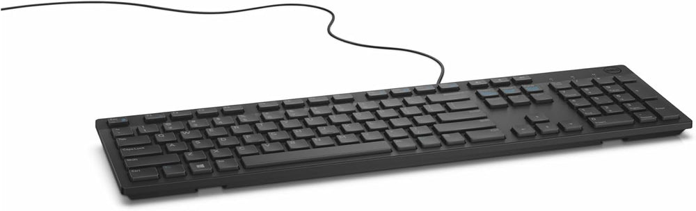 لوحة مفاتيح من ديل سلسلة KB216 بمنفذ USB اللون اسود - لاجهزة انسبيرون 3459 , 5759 ولاتيتيود 3310 2 في 1 و34XX و35XX و7390