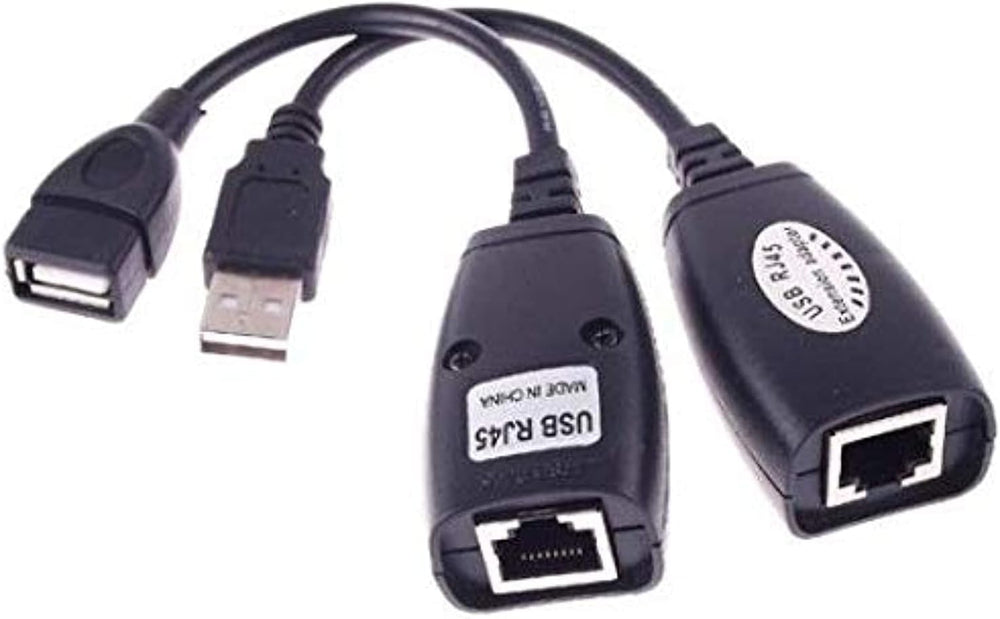 كابل محول تمديد للشبكة المحلية LAN مزود بـUSB كات 5/ كات 5 اي/ 6 ار جيه 45، 45 متر