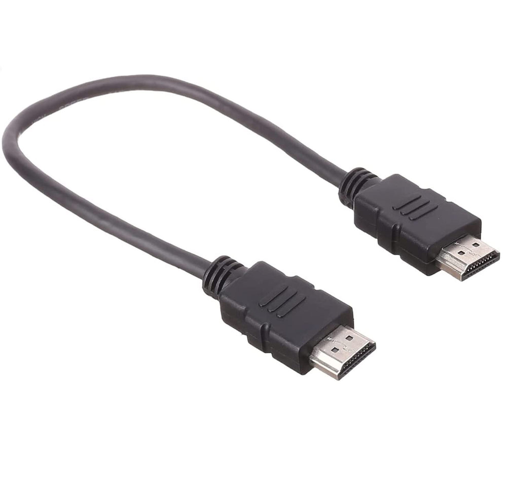 كابل HDMI ذكر الى HDMI ذكر kx2231 من كيندكس 20 سم - لون اسود