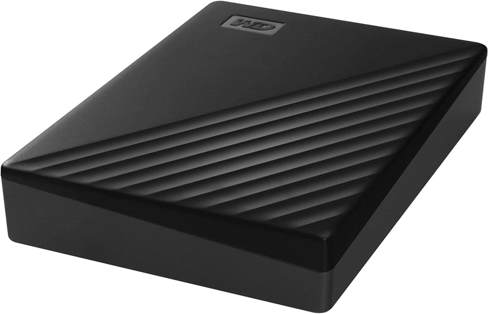 وسيط تخزين خارجي ماي باسبورت من دبليو دي بتصميم رفيع، 2.5 بوصة، سعة 1 تيرا، منفذ USB 3.0، لون اسود، WDBYVG0010BBK، ata