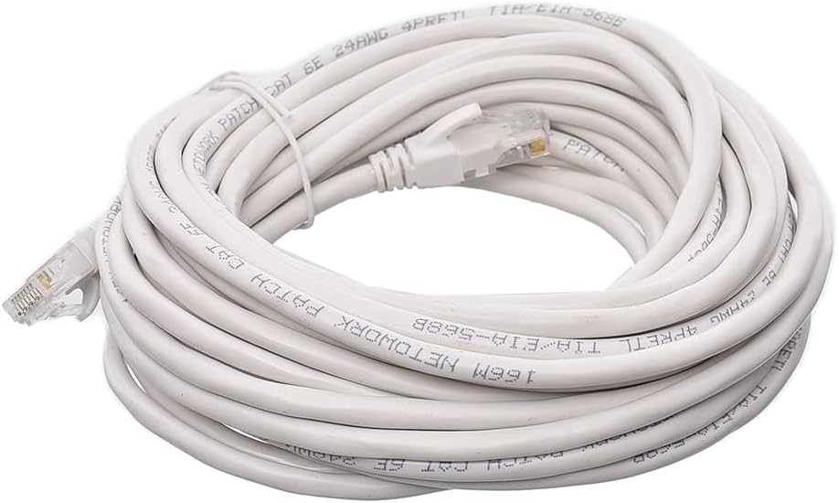 كابل شبكة Cat6 بطول 10 متر لون ابيض، من بوينت، لحاسوب شخصي