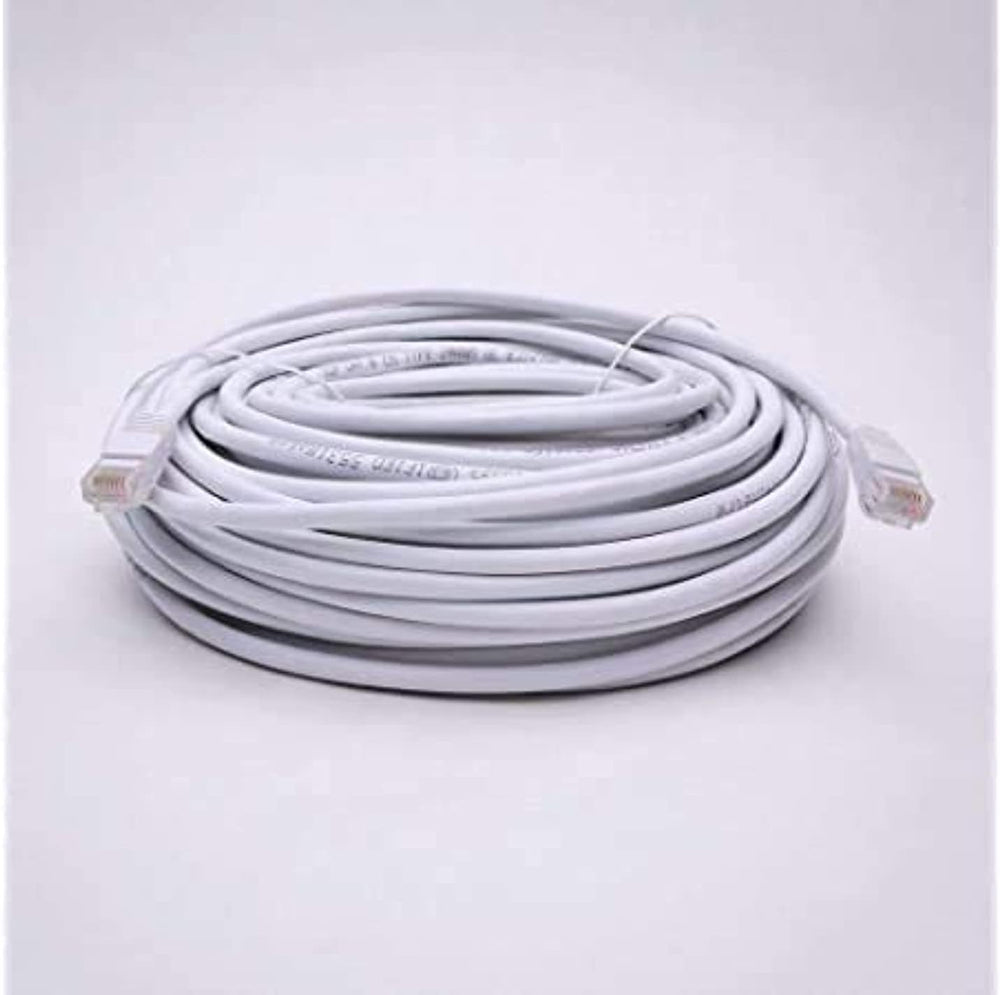 كابل شبكة محلية ايثرنت RJ45 كات 6 من الألومنيوم المطلي بالنحاس من اودي، لون رمادي، بطول 50 م (CCA)