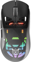 ماوس العاب لاسلكي CW930 RGB ثلاثي الاوضاع من اونكوما، بلوتوث 5.0، 2.4G لاسلكي وسلكي نوع C، 5 مستويات DPI قابلة للتعديل 800-4000، اضاءة RGB ديناميكية