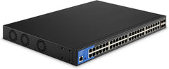 محول PoE GB + مُدار بـ48 منفذ مع 4 10G SFP+ Uplinks W740 متوافق مع TAA LGS352MPC