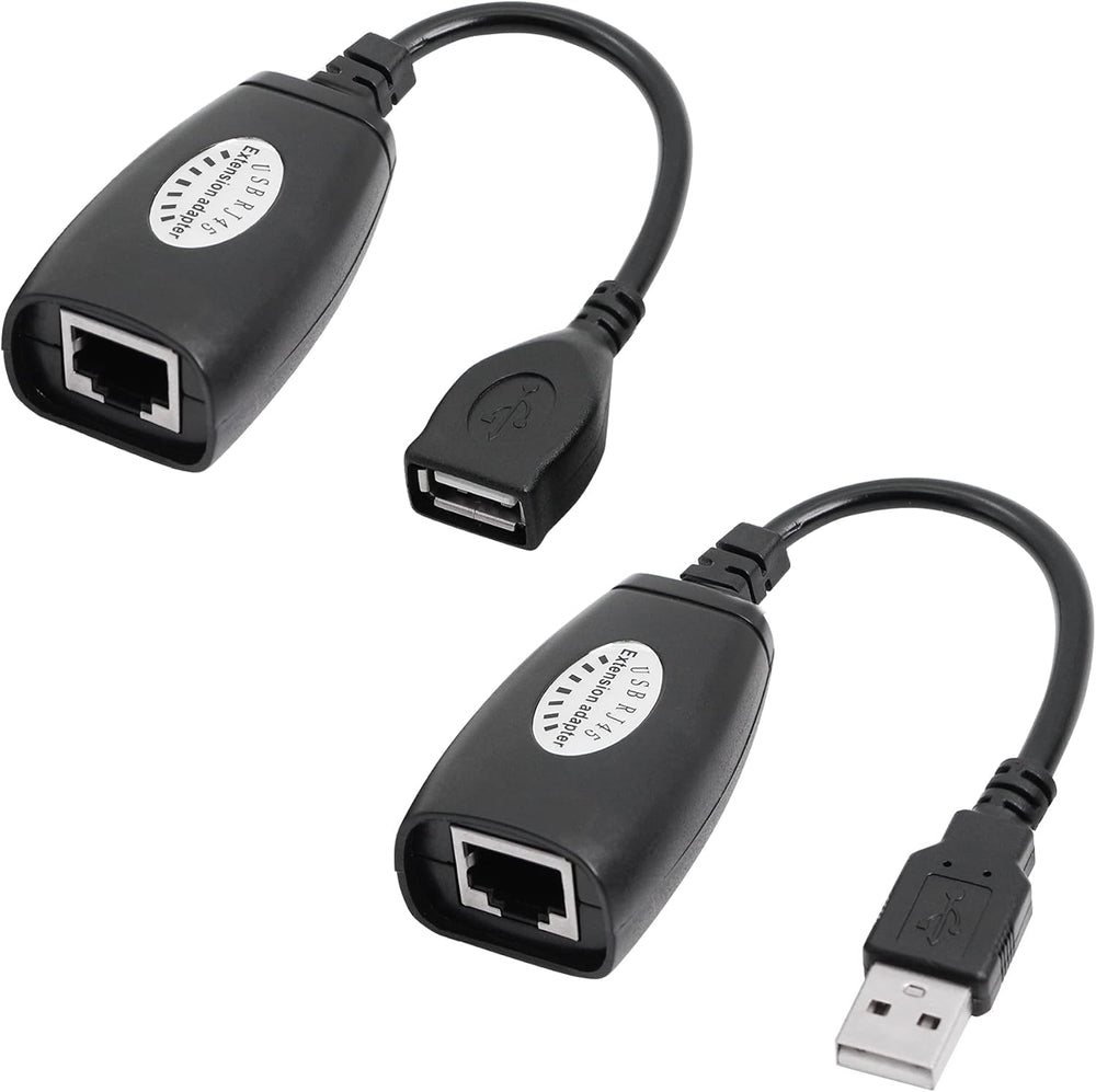 محول موسع ايثرنت USB 2.0 USB إلى RJ45، قابس ايثرنت إلى 50 متر لمحول كابل تمديد كات 6/5/5e