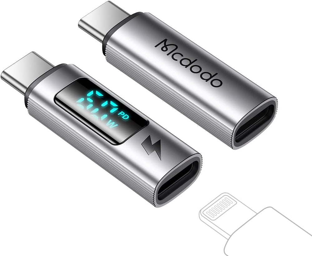 محول شاشة LED بمنفذ USB سي للشحن السريع ومزامنة البيانات من ميكدودو لسلسلة 15 برو ماكس - بلس - - - وغيرها الأجهزة النوع عدد المنافذ: 2 شفاف