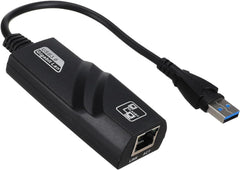 محول شبكة LAN USB 3.0 الى ايثرنت ار جيه 45 10/100/1000 جيجابت متوافق مع ويندوز 10/8.1/8/7/فيستا، ماك او اس، لينكس، كروم او اس والمزيد