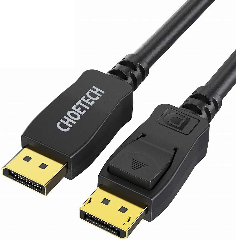 كابل من شوتيك بطول 2.01 متر نوع ديسبلاي بورت متوافق مع الكمبيوتر والمونيتور وكروت الجرافيكس