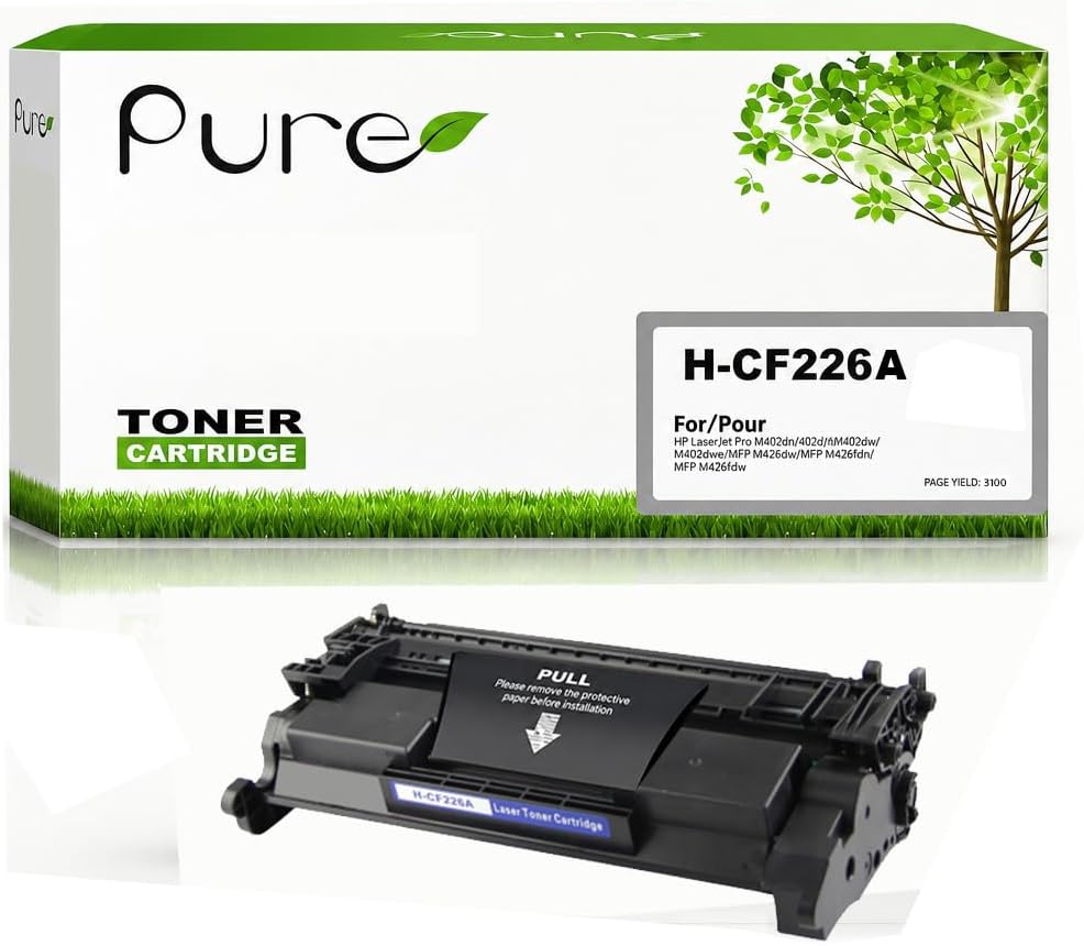خرطوشة حبر بديلة متوافقة HP 26A CF226A / 26X CF226X – طباعة احترافية عالية الجودة لطابعات HP LaserJet Pro M402 & M426