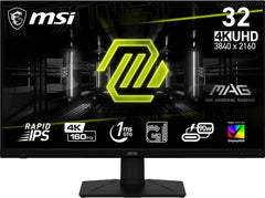 شاشة ألعاب ماج من ام اس اي 4K من ماج بتقنية IPS سريعة 160Hz و1 مللي ثانية جي تي جي و90 وات نوع C وشاشة HDR 400 وتقنية AMD فري سينك مع وضع وحدة تحكم، 322UPF