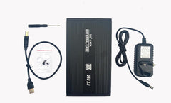 جراب قرص صلب خارجي يدعم واجهة USB 2.0 إلى SATA، لتوصيل وتشغيل هارد HDD خارجي مقاس 3.5 بوصة/ 9 سم