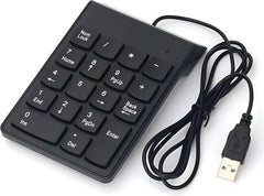 لكيبورد ديجيتال سلكية بمنفذ USB 2.0، لوحة أرقام صغيرة ورفيعة بـ 18 مفتاح للاب توب والكمبيوتر والنوت بوك والكمبيوتر المكتبي من فيبوتون