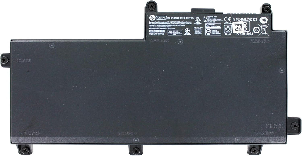 HP بطارية اصلية قابلة لاعادة الشحن CI03XL، L 801554-001، T7B31AA، 801517-421، 801554-002، 11.4V 48Wh 3-Cell، بطارية HP Probook 640 G2، Probook 640 G3، Probook 650 G2، Probook 650 (