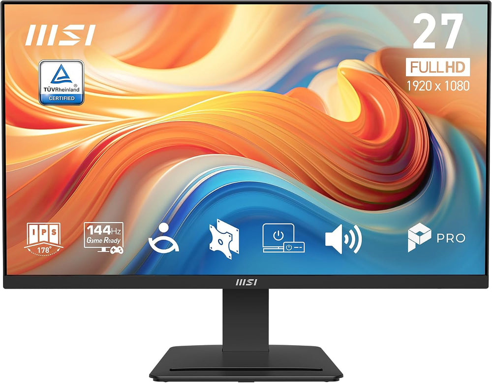 MSI برو MP273L E14، 27 بوصة، 144 هرتز + 1 مللي ثانية MPRT + AMD فري سينك™