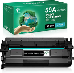 خرطوشة حبر من جرينسكي متوافقة مع اتش بي CF259A CF259X 59A 59X لطابعات اتش بي برو M404n M404dn M404dw M428dw M428dn M428fdw (1 قطعة لون اسود بدون شريحة)