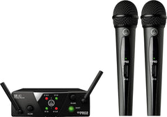 نظام ميكروفون لاسلكي برو اوديو من ايه كيه جيه، أسود (MINI2VOC-US25A/C)