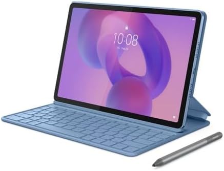 تابلت ايديا تاب ديمنستي 6300 RAM 8 جيجا وتخزين 128 جيجا 11.5 بوصة 2.5K IPS 500 nits 90HZ خلفية 8MP وأمامية 5MP 4 مكبرات ويدعم واي فاي وبطارية 7040mAH وبلوتوث 5.2 كيبورد فوليو وقلم لينوفو تاب، رمادي