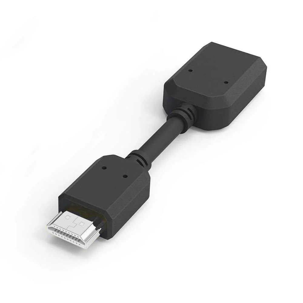 كابل بطول 100 مليمتر نوع HDMI متوافق مع تلفزيون وشاشة وجهاز ألعاب وجهاز بث