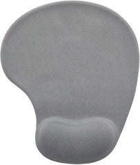 Ergonomic Gel Mouse Pad with Wrist Rest, Grey, 7.5 x 9 in | Non-Slip Base, Portable Design, Soft Gel Support, 19 x 23 cm, Computer Compatible