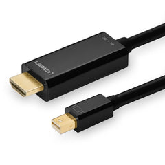 كابل شاشة ميني ذكر الى HDMI بطول 1.5 متر - اسود، 4K