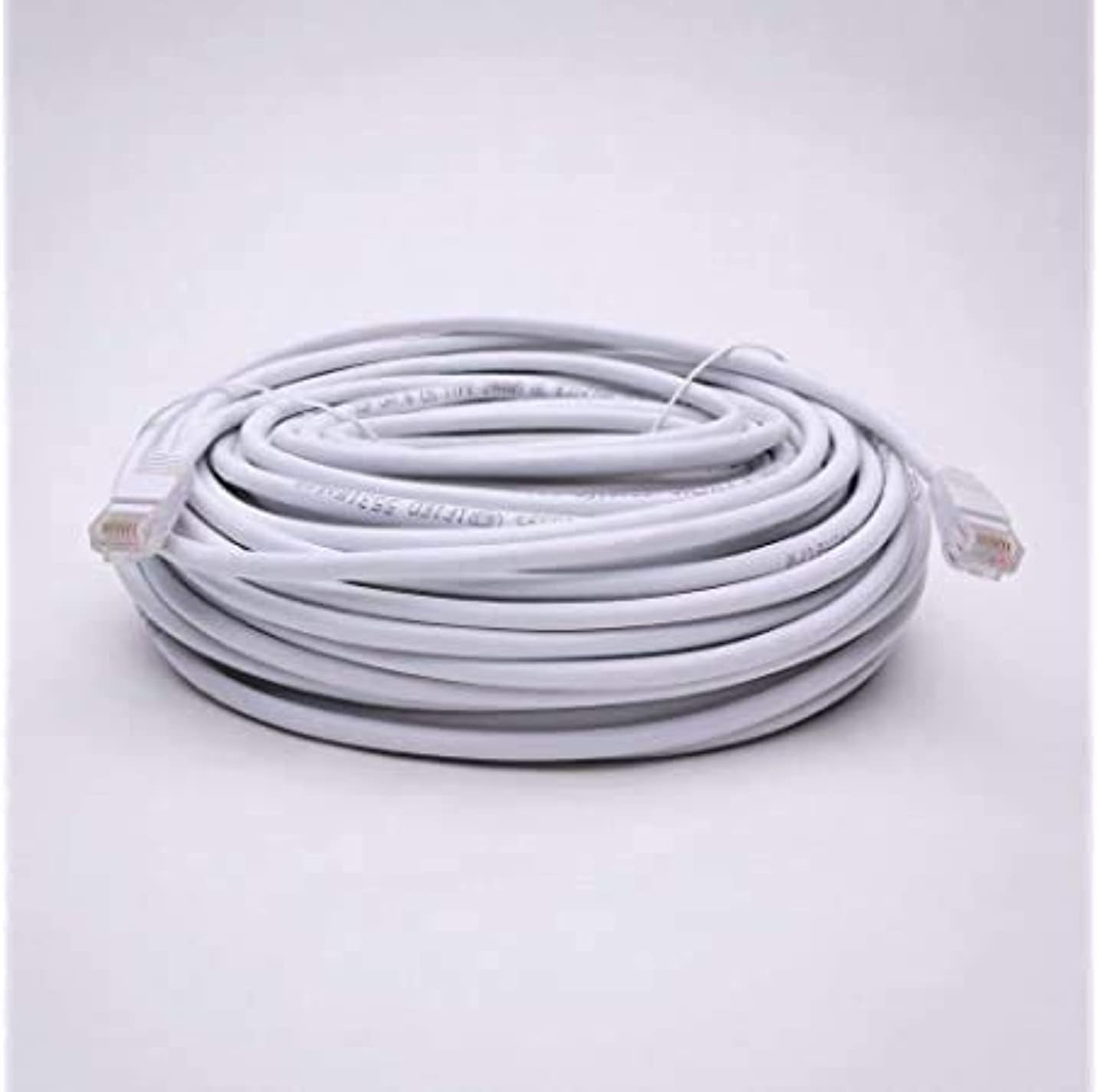 كابل شبكة محلية ايثرنت RJ45 كات 6 من الألومنيوم المطلي بالنحاس من اودي، لون رمادي، بطول 50 م (CCA)