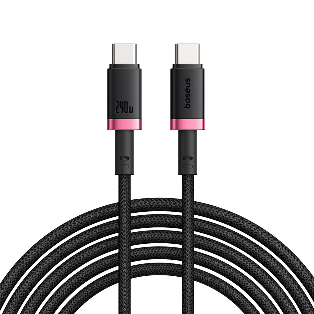كابل من بيسيوس بطول 100.0 سنتيمترات نوع USB متوافق مع محمول ولابتوب وماك بوك وآيباد وآيفون وقابل للطي وتابلت