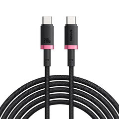 كابل من بيسيوس بطول 100.0 سنتيمترات نوع USB متوافق مع محمول ولابتوب وماك بوك وآيباد وآيفون وقابل للطي وتابلت