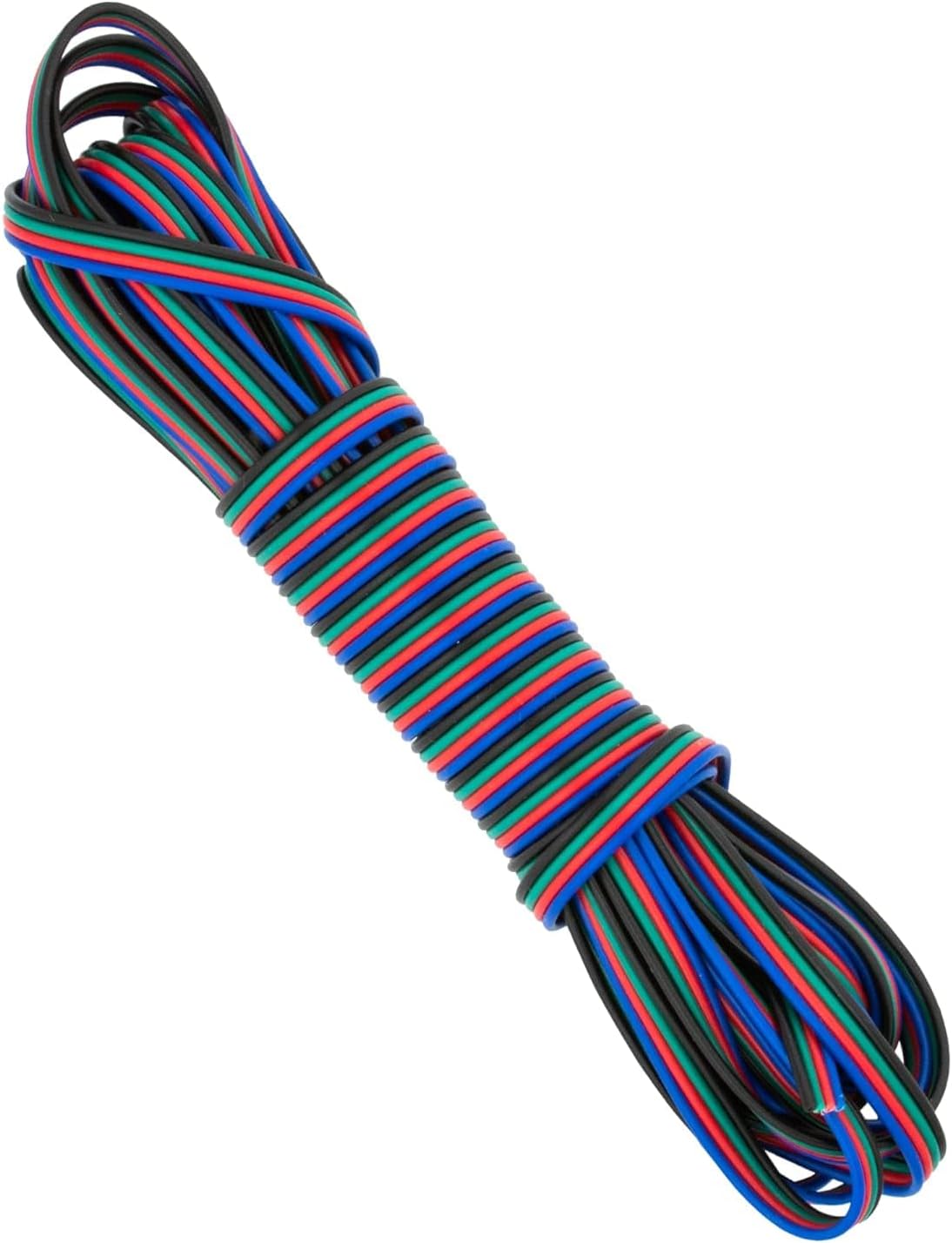 10 متر سلك كابل (RGB) 4 أطراف للإضاءة الليد متعددة الألوان
