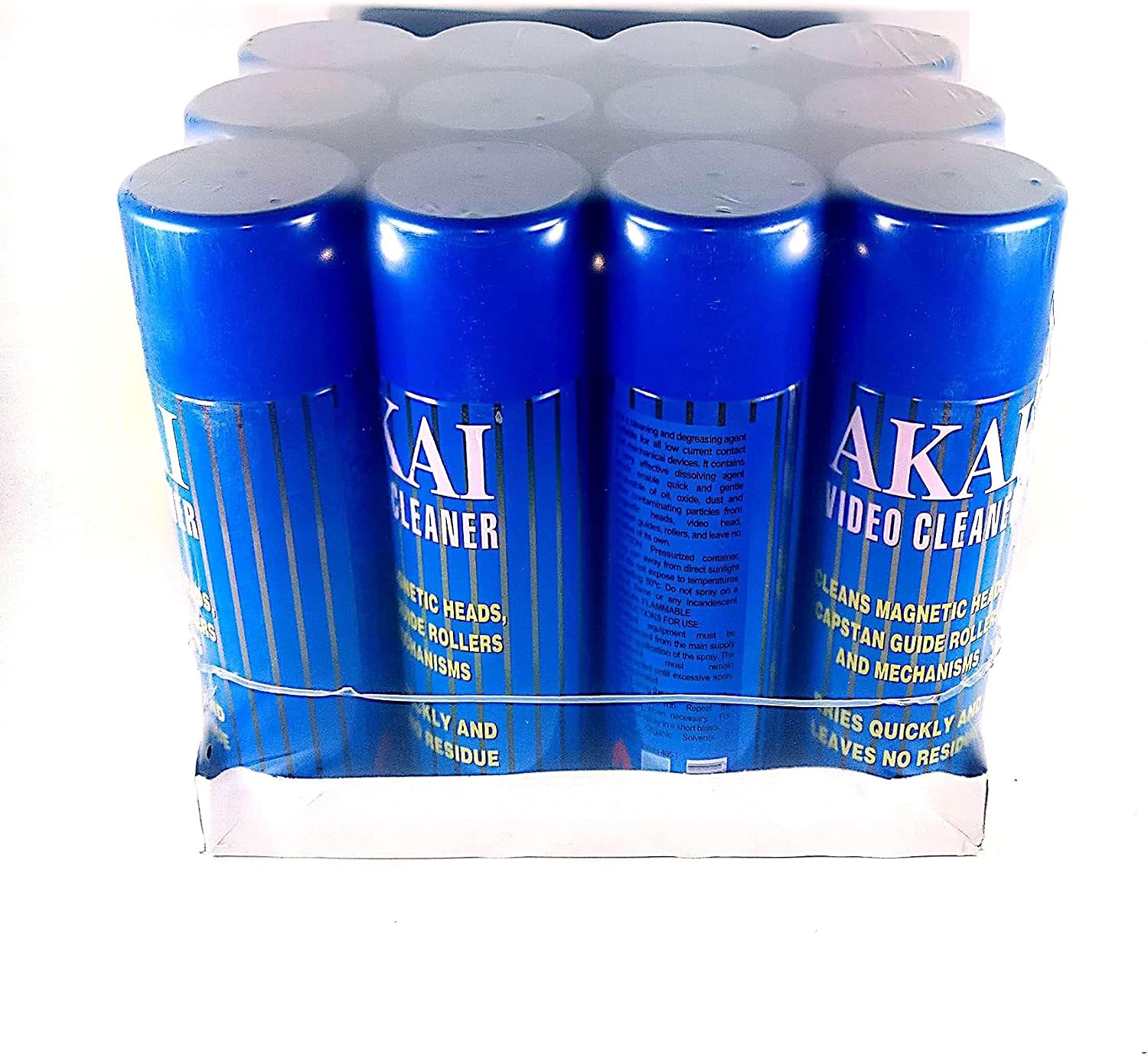 12 زجاجه منظف ومنفاخ غبار من اكاي متوافق مع اجهزة البي سي واللابتوب 250 ML